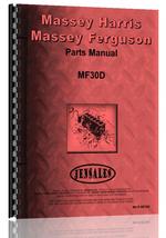 Parts Manual for Massey Ferguson 30D Industrial Tractor