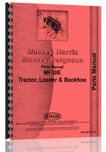 Parts Manual for Massey Ferguson 30E Industrial Tractor
