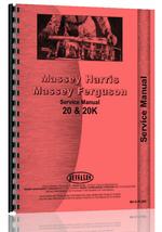 Service Manual for Massey Harris 20K Tractor