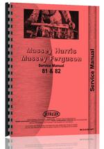 Service Manual for Massey Harris 81 Tractor