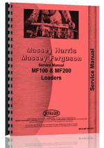 Service Manual for Massey Ferguson 202 Loader Attachment