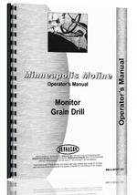 Operators Manual for Minneapolis Moline Monitor Grain Drill