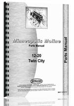 Parts Manual for Minneapolis Moline 20-12 Twin City Tractor