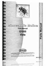 Parts Manual for Minneapolis Moline G1000 Tractor