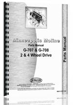Parts Manual for Minneapolis Moline G708 Tractor