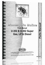 Parts Manual for Minneapolis Moline U302 Tractor