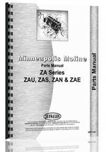 Parts Manual for Minneapolis Moline ZAE Tractor