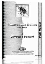 Parts Manual for Minneapolis Moline ZTN Tractor