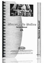 Service Manual for Minneapolis Moline ZAN Tractor