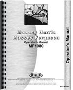 Operators Manual for Massey Ferguson 1080 Tractor