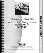 Operators Manual for Massey Ferguson 1150 Tractor