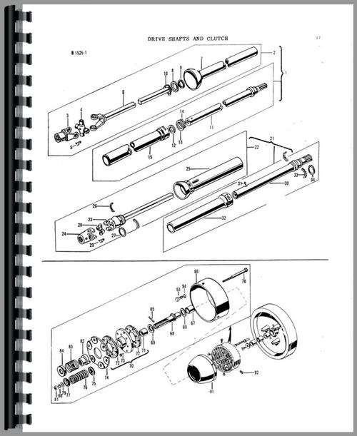 Parts Manual for Massey Ferguson 12 Baler Sample Page From Manual