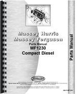 Parts Manual for Massey Ferguson 1230 Tractor
