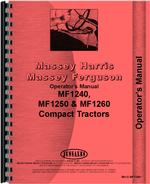Operators Manual for Massey Ferguson 1240 Tractor