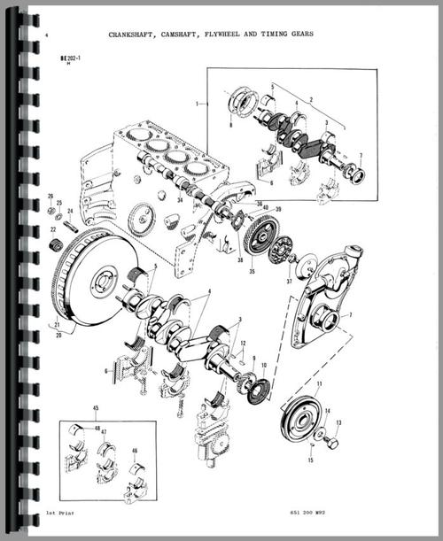 Parts Manual for Massey Ferguson 150 Tractor Sample Page From Manual