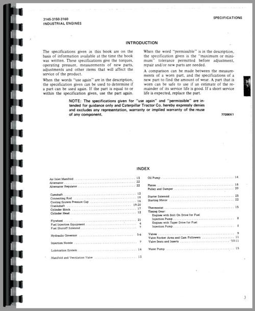 Service Manual for Massey Ferguson 1500 Tractor Sample Page From Manual