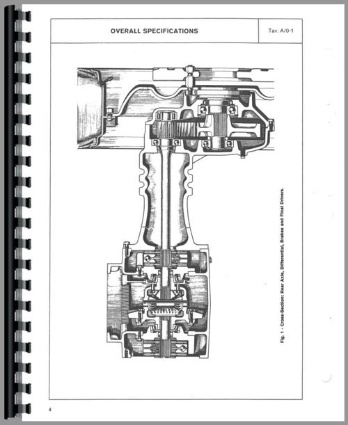 Service Manual for Massey Ferguson 154 Tractor Sample Page From Manual