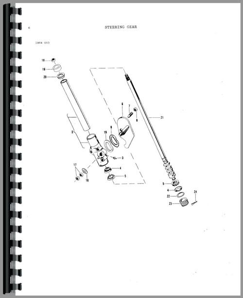 Parts Manual for Massey Ferguson 16 Lawn & Garden Tractor Sample Page From Manual