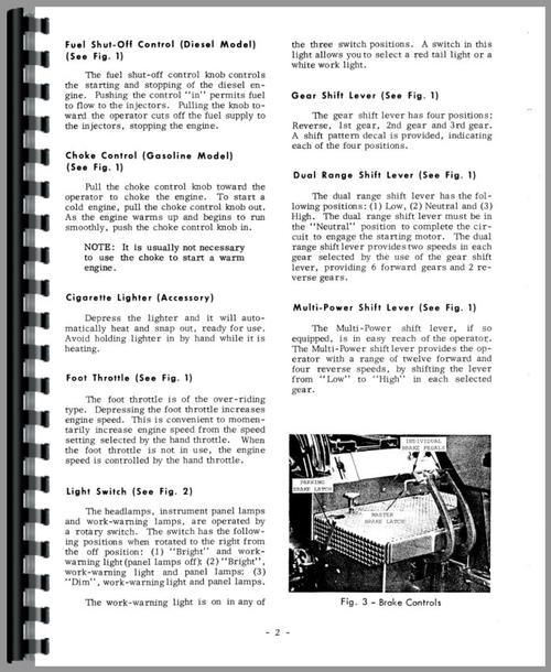 Operators Manual for Massey Ferguson 180 Tractor Sample Page From Manual