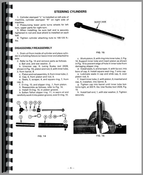 Service Manual for Massey Ferguson 20C Industrial Tractor Sample Page From Manual