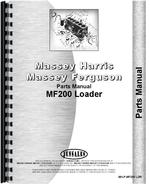 Parts Manual for Massey Ferguson 200 Loader Attachment