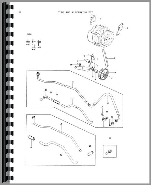 Parts Manual for Massey Ferguson 200 Loader Attachment Sample Page From Manual