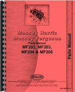 Parts Manual for Massey Ferguson 203 Industrial Tractor