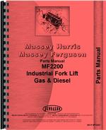 Parts Manual for Massey Ferguson 2200 Industrial Tractor