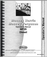 Operators Manual for Massey Ferguson 25 Tractor