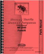 Parts Manual for Massey Ferguson 2500 Forklift