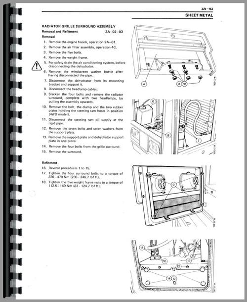 Service Manual for Massey Ferguson 2645 Tractor Sample Page From Manual