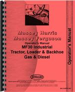 Operators Manual for Massey Ferguson 30 Industrial Tractor