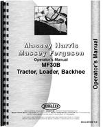 Operators Manual for Massey Ferguson 30B Industrial Tractor