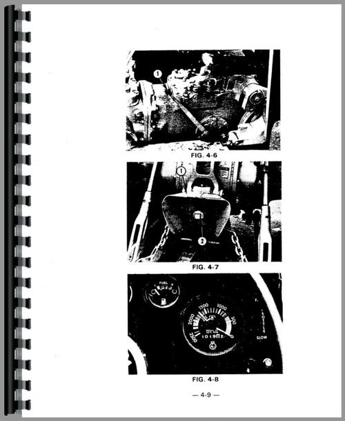Operators Manual for Massey Ferguson 30B Industrial Tractor Sample Page From Manual