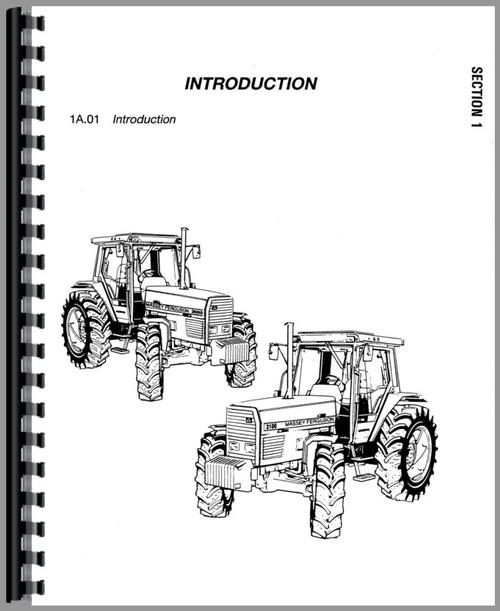 Service Manual for Massey Ferguson 3120 Tractor Sample Page From Manual