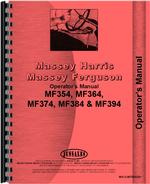 Operators Manual for Massey Ferguson 374GE Tractor