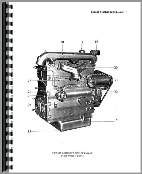 Service Manual for Massey Ferguson 382 Engine Sample Page From Manual