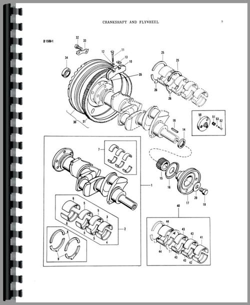Parts Manual for Massey Ferguson 40 Industrial Tractor Sample Page From Manual