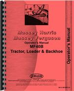Operators Manual for Massey Ferguson 40B Industrial Tractor