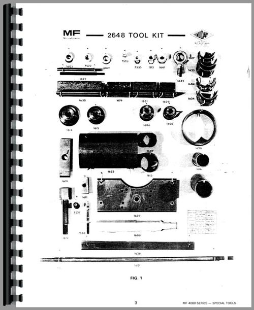Service Manual for Massey Ferguson 4800 Tractor Sample Page From Manual