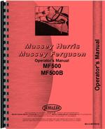 Operators Manual for Massey Ferguson 500 Crawler
