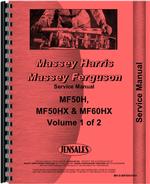 Service Manual for Massey Ferguson 50HX Tractor Loader Backhoe