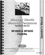 Operators Manual for Massey Ferguson 6500 Forklift