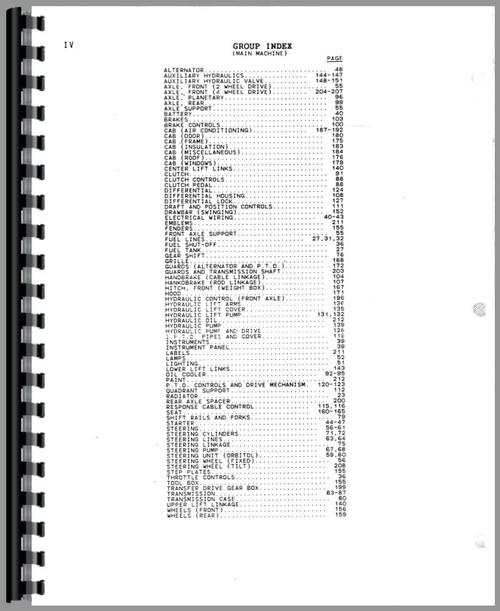 Parts Manual for Massey Ferguson 670 Tractor Sample Page From Manual