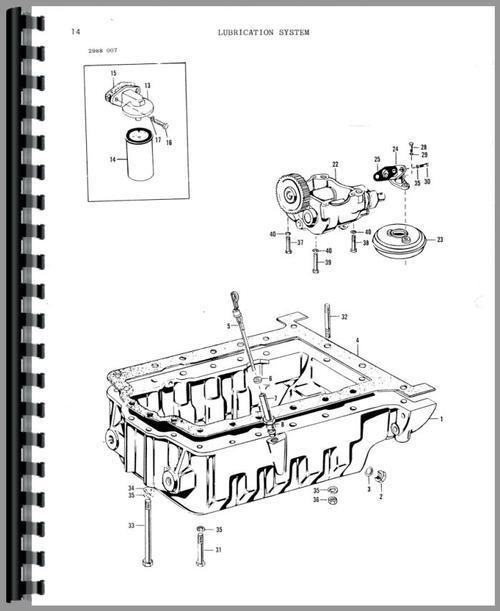 Parts Manual for Massey Ferguson 670 Tractor Sample Page From Manual