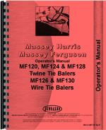 Operators Manual for Massey Ferguson 120 Baler