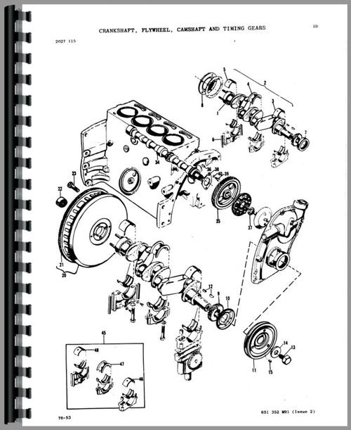 Parts Manual for Massey Ferguson 235 Tractor Sample Page From Manual