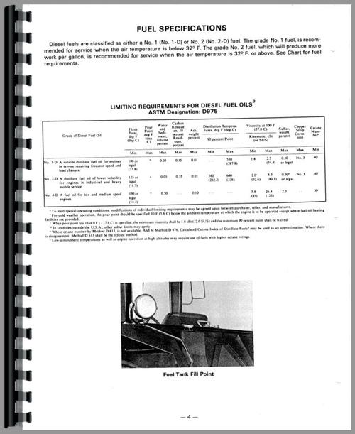 Operators Manual for Massey Ferguson 2775 Tractor Sample Page From Manual