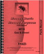 Parts Manual for Massey Ferguson 35 Tractor