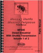 Parts Manual for Massey Ferguson 50E Industrial Tractor